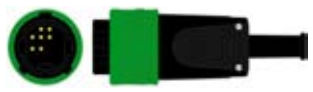 Sensor SpO2 reutilizable, sensor de punta blanda pediátrico, longitud 3 m – compatible con Saadat/Heyer/Siare