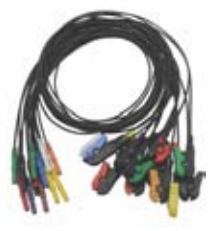 Latiguillos ECG radiotransparentes, 3 derivaciones, estándar AHA – compatible con Din Type IVY D – ref. BCFR3-06A