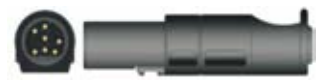 Sensor SpO2 reutilizable, sensor de punta blanda adulto, longitud 3 m – compatible con GE Datex-Ohmeda / GE Hellige / GE Marquette / Mennen