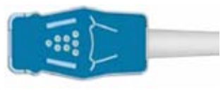 Sensor SpO2 reutilizable, pinza dactilar adulto, longitud 1 m, conector de 8 pines – compatible con GE Ohmeda OxyTip+