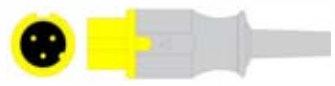 Sensor de temperatura, piel, longitud 3 m – compatible con Zoncare – ref. BTS-41B