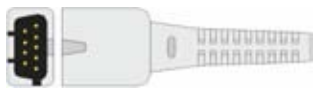 Sensor SpO2 reutilizable, pinza dactilar adulto, longitud 1 m – compatible con CAS / Colin/Omron / Datascope / Dräger/Siemens / GE Critikon / GE…