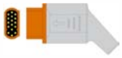Cable / transductor de presión invasiva (PAI), longitud 0,3 m – compatible con Siemens 2x Siemens 10Pin IBP Cable – ref. BIBP-01
