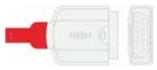 Cable de extensión SpO2, longitud 3 m, tecnología Masimo Red Square Pin – compatible con Nihon Kohden – ref. BE16-50MXS