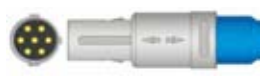 Cable de extensión SpO2, longitud 2,4 m – compatible con PaceTech/Generra – ref. BE07-53
