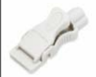 Accesorio ECG/EKG, adaptador banana 4,0 mm a electrodo tipo tab, adulto universal, multicolor