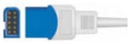 Cable de extensión SpO2, longitud 3 m – compatible con Spacelabs
