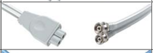 Manguera / adaptador PANI, adulto / pediátrico, longitud 3 m – compatible con GE
