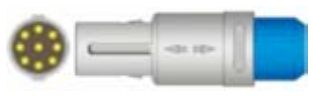 Sensor SpO2 reutilizable, pinza dactilar adulto, longitud 3 m, conector de 9 pines – compatible con Triton