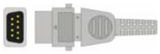 Sensor SpO2 reutilizable, pinza dactilar adulto, longitud 1 m – compatible con BCI / Digicare / Dräger/Siemens / Medlab / RGB medical / Schiller…