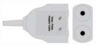 Sensor de temperatura, longitud 0,3 m – compatible con Spacelabs