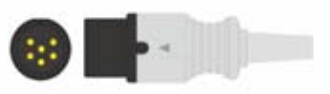 Sensor SpO2 reutilizable, pinza dactilar adulto, longitud 3 m, conector de 6 pines – compatible con Anke