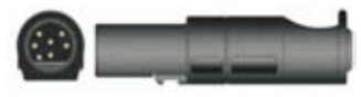 Sensor SpO2 reutilizable, sensor de punta blanda adulto, longitud 3 m – compatible con Baxter/Simed